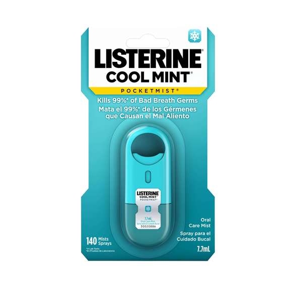 Listerine Listerine Cool Mint Pocketmist 7.7mL, PK36 5233931